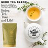 GERD Relief Herbal Tea: 8-Digestive Herb Blend, Natural Acid Reflux & Heartburn Aid, Pre/Post Meal Support, 3oz with 30 Bags
