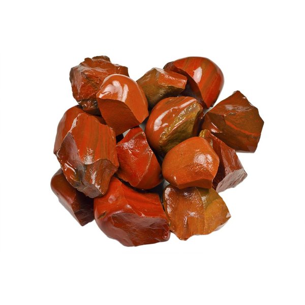 Hypnotic Gems Materials: 1/2 lb Red Jasper Stones from Asia - Rough Bulk Raw Natural Crystals for Cabbing, Tumbling, Lapidary, Polishing, Wire Wrapping, Wicca & Reiki Crystal Healing