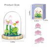 Dookok Flower Bouquet Building Set, Mini Bricks Building Blocks Artificial Flowers, DIY Decoration Home, 659 Pieces Botanical Collection Building Toys for Adult Kids Gift, Lotus