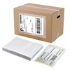 RyhamPaper Packing List Envelopes, Clear 7.5" x 5.5" Self Adhesive Shipping Labels Envelope Pouches (100 PCS)