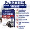 Herblov Pyrithione Zinc Soap Bar for Face & Body, 4oz | Cleanser for Acne, Rosacea, Eczema, Dermatitis, Psoriasis, Itching | Cleansing, Calming Facial Wash | Zinc Soap Bar Made in USA (Pack of 2)