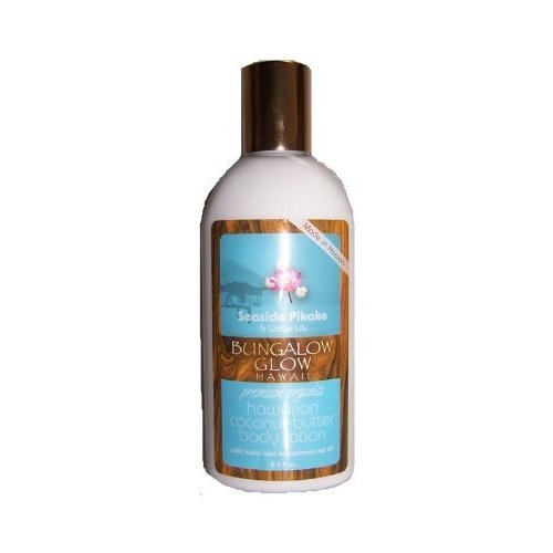Bungalow Glow Seaside Pikake & Water Lily premium organics coconut butter body lotion