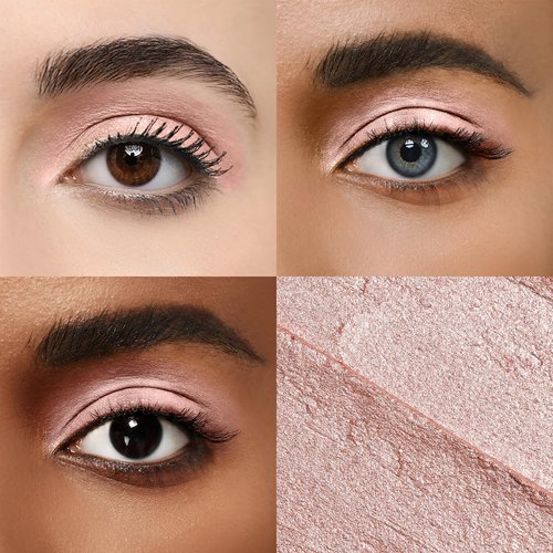 Color Mirror Longwear Cream Eye Shadow Sticks(05 Sunset Shimmer),Smudge-Proof, Waterproof Eyeshadow,Silky Formula Glitter With Makeup Brush,Pink Eye Shadow Stick