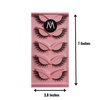 Cat Eye Lashes Mink Magnetic Eyelashes Natural Look 3D Curl Winged Natural Durable Makeup Realistic Self Adhesive Messy End Eye Elongated Thick False Eyelashes Soft Fake Lashe (5 Pairs Pack) (Style 5)