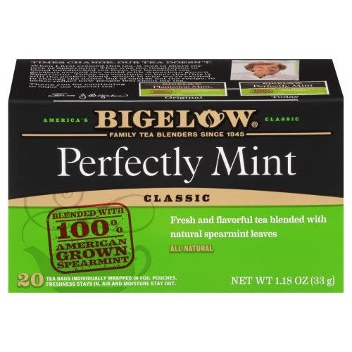 Bigelow Plantation Mint Tea Bags - 20 Count (Pack of 3)