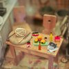 30 Pcs Miniature Food Drinks Laptop Computer Books Toys Dollhouse Miniature Furniture Plastic Table Fits Accessories Scale Dollhouse Playsets Girl Mini Drink Food Party