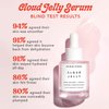 HERBIVORE Cloud Jelly Plumping Hydration Face Serum – Vegan Collagen + Tremella Mushroom + Strawberry Extract, Plant-based, Vegan, Cruelty-free, 30mL / 1 oz