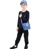 CINKCO Mailman Costume Baseball Cap+Postman Bag (2 in 1) Postman Dress Up for Kids