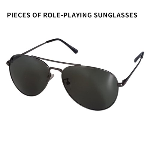Cosplay Toy Spy Earpiece Headphones and Sunglasses,Spy Costume Men in Black Costume Accessories Fake Ear Piece and Sunglasses Secret Service Security Guard Ear Piece Costume Accessory Kit Spy Stuff