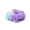 BT21 Dream of Baby KOYA Character Scrunchie Elastic Hair Tie Band Accessories for Women and Girls, Purple/Blue