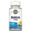 KAL Melatonin 5mg Sleep Aid Lozenges, Melatonin Supplement Supports Sleep Quality, Calming Relaxation and a Healthy Sleep Cycle, with Added Vitamin B6, Vegetarian, Natural Lemon Flavor, 60 Lozenges