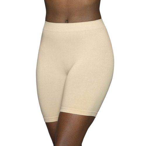Vanity Fair Women's All Over Smoothing Shapewear for Tummy Control: Tops, Bottoms, Body Suits, Seamless Waistband-Neutral, Small