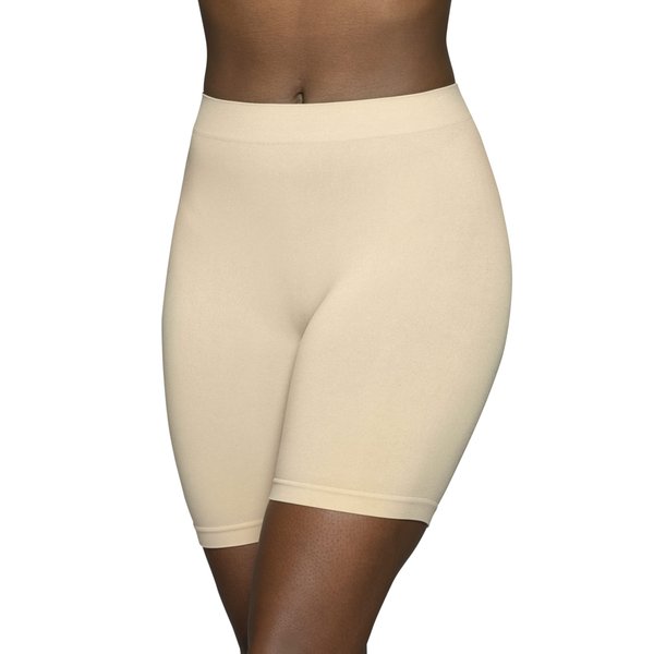 Vanity Fair Women's All Over Smoothing Shapewear for Tummy Control: Tops, Bottoms, Body Suits, Seamless Waistband-Neutral, Small