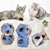 GU BEI TE DND Dice Set, Sharp Edge Cute Cat Flowers Style Dice Polyhedron Resin Dice for Role Playing Game Dungeons & Dragons RPG MTG Tabletop Game