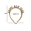 BinaryABC Happy New Years Headband,Lets Party Cheers Headband,2025 New Year Eve Party Favors Gifts,3Pcs