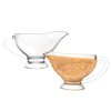 XANADU Set of 2 Gravy Boat | Dripless Spout, Ergonomic Handle | 7.5 OZ for Sauces, Gravy, Dressings, Milk