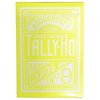 Yellow Tally Ho Reverse Circle Back Limited Edition Playing Cards
