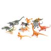 6 Pcs Mini Volcano Model with 12 Pcs Mini Dinosaur Figures Plastic Dinosaurs Figurines Artificial Volcano Set for Dinosaur Cake Topper Birthday Gifts Party Favor