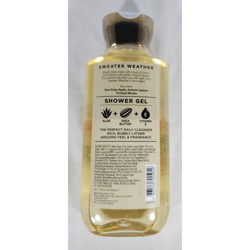 Bath and Body Works Sweater Weather Shower Gel Fall 2020 Collection 10 Ounce Body Wash