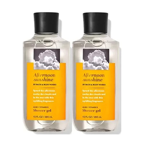 Bath & Body Works Afternoon Sunshine Shower Gel Gift Sets 10 Oz 2 Pack (Afternoon Sunshine)