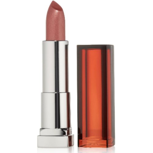 Maybelline Color Sensational Lipstick, Lip Makeup, Cream Finish, Hydrating Lipstick, Warm Me Up, Nude Pink ,1 Count