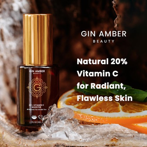 Gin Amber Beauty - Natural 20% Vitamin C Booster - Brightening