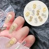 COOSLIM 30PCS Money Dollar Nail Charms Gold and Silver 3D Alloy Dollar Money Nail Art Charms with Rhinestones for Women Nail Decoration DIY Design Crystals Shiny Nail Gem Crystals Jewelry D