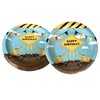 Construction Birthday Party Supplies for Boys Kids, 20 Plates and 20 Napkins, for Excavator Themed Birthday Party Decorations Set