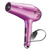 Conair Hair Dryer with Retractable Cord, 1875W Cord-Keeper Blow Dryer,Pink
