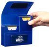 Monster Protectors Trading Card Double Deck Box with Self-locking Magnetic Closure - Blue (Fits Yugioh, Pokemon, Magic the Gathering Cards)