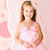 7 Sets Girl Dress up Jewelry Toddler Jewelry Princess Bracelet Necklaces Kids Costume Jewelry Set for Girl Tea Costume Party (Heart Pendant)