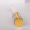 COSIDEA 15pcs Round Empty 5ml 0.17oz Gold lip gloss tubes with wand diamond Lipgloss tube containers for lip oil packing