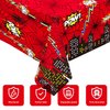 Spider Theme Party Tablecloth 3 PCS, Plastic Disposable Superhero Spider Table Cover for Spider Fans Birthday Party Decorations Supplies, 86.6 x 51.2in