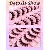 10 Pairs Manga Lashes Natural Look That Look Like Lashes Clusters,Anime Lashes 12mm Spiky Doll False Eyelashes,Cat-Eye Look Faux Mink Wispy Cosplay Japanese Korean Asian Lashes(10P-002)