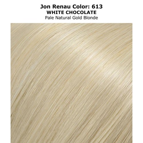 Funbun Curly Synthetic Hair Wrap Elastic Band Women's Hairpiece Chignon Ponytail Accent Fun Bun by easihair - 613 White Chocolate