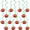 Gersoniel 15 Sets Football Party Decorations Football Hanging Swirls 2024 Football Birthday Decorations Game Day Sports Theme Party Supplies Indoor Outdoor Decor