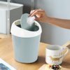SITAKE Mini Swing Lid Desktop Trash Can, Blue + Green + Pink, Plastic, 3 Colors, 180 Count