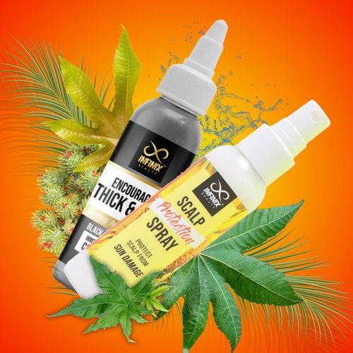 Infinix Scalp &amp; Hair Treatment Pack - Black Seed Oil &amp; Scalp Protection - Promotes Hair Growth - ...