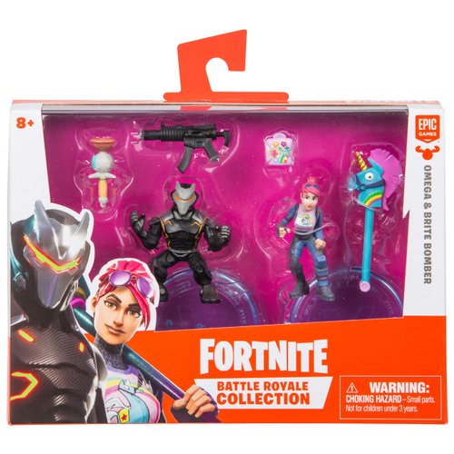 FORTNITE Battle Royale Collection: Omega & Brite Bomber - 2 Pack of Action Figures