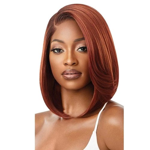 Outre melted Hairline Lace Front Wig Deluxe Wide Lace Part 2x5 HD Transparent Lace MYRANDA (DR4/SDBL)