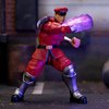 Jada Toys – Street Fighter II M. Bison Action Figure Wave 2 – 1:12 Scale, 6" Tall, Interchangeable Heads, Hands, Purple Fire Accessory
