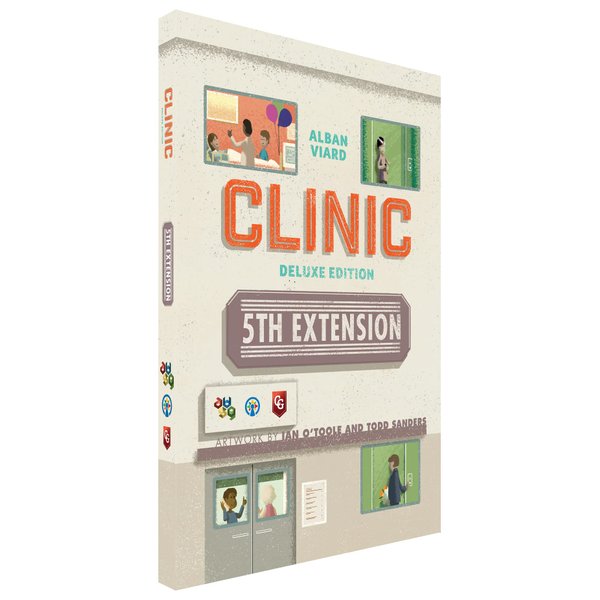 Capstone Games: Clinic Deluxe Extension 5 - Strategy Board Game Extension, 1-4 Players, Ages 12+, 60-150 Min Game Time