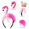 IMIKEYA Flamingo Headband, Pink Costume Headband for Children, Flamingo Hair Accessory for Tropical Carnival Party Decoration, Photography Prop, Holiday Headband