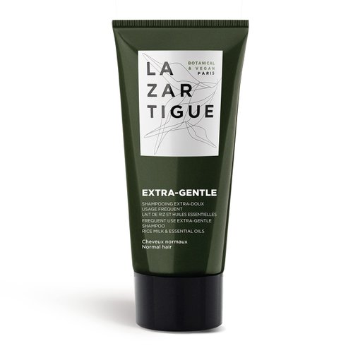 Lazartigue Extra Gentle Hair Shampoo Travel Size | Frequent Use Shampoo. Gentle on Scalp | For All Hairtypes | Prevents Irritations & Dandruff & Leaves Hair Stronger & shiny | Vegan & Silicone Free