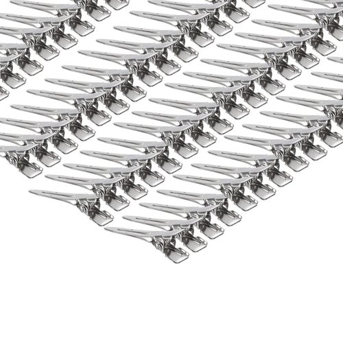Hair Clips - 100-Pack Duckbill Clips, Professional Hairdressing Salon Metal Hair Grips for Hai Styling and Sectioning, Alligator Hair Clips, Silver, 1.75 Inches