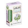 LOLE'S Luxury Pure Natural Soap, Lavender and Olive Oil Beauty Soap Bar, Ultra Moisturizing, Gentle Exfoliating, Face Body Care, Vitamin E, Fresh Touch, LOLES Pack of 3 (5.2 Ounce Each)