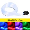 GIDERWEL Fiber Optic Cable 9.8ft 300pcs 0.03in(0.75mm) Plastic End Glow Optical Fiber Cables for Fiber Optic Lights Star Sky Ceiling and Any Kind Light Engine Driver(Not Include Light Engine)