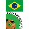 Womaha 30 Sheets Brazil Temporary Tattoos for Kids Football Temporary Face Tattoos…