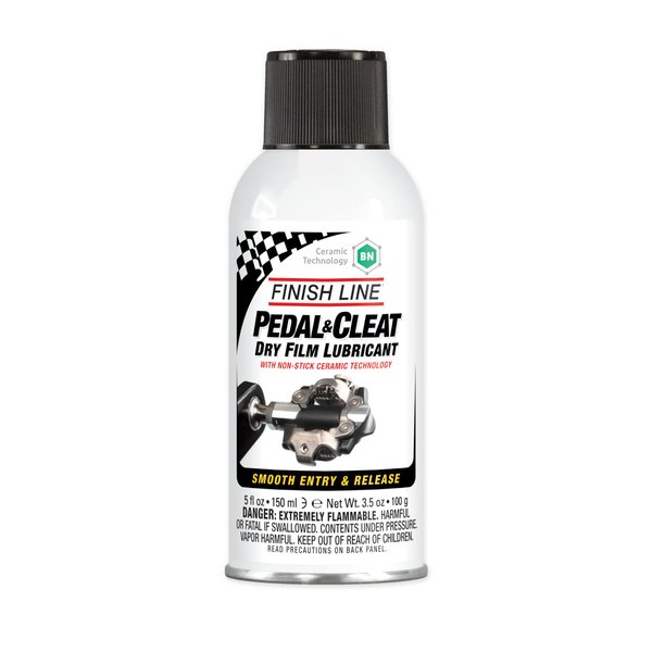 Finish Line Pedal and Cleat Dry Film Lubricant Aerosol, 5-Ounce