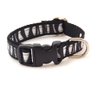 Sylvans Midnight Zebra Dog Collar (SM-5/8 x8-14)